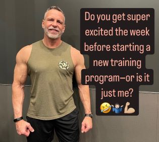 Do you get super excited the week before starting a new training program—or is it just me? 🤣🤷🏻‍♂️💪🏼